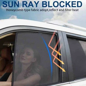 Strani Windows Magnetni Sonce Odtenek UV Zaščito Ray Blokiranje Očesa Vizir Primerni Za Alfa Romeo Mito