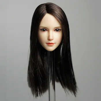 Štiri-barvni 1/6 obsega Dekle Glavo Oblikuj Nov Slog ženski vojak glavo carving model zaslon 12