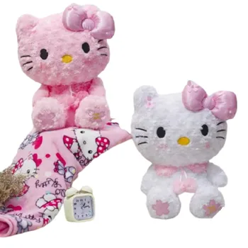 50 cm Japonski Risani Rose Žamet Melodijo Odejo Igrača, Lutka, Vzglavnik, Odejo Hello Kitty Kt Mačke Lutke Mehko Polnjene Hello Kitty