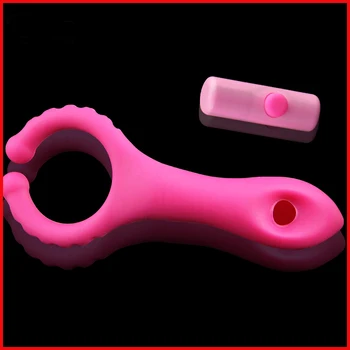 Opozarjanje z Bradavico Posnetek Adult Sex Igrače za Ženske Moški Spol Penis Zamude z vibriranjem Obroč Klitoris Stimulator Dildo, Vibrator Sex Stroj