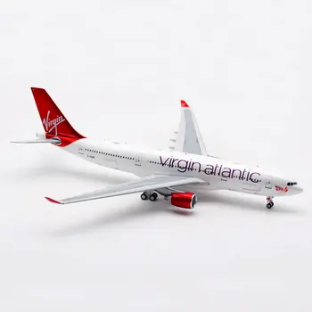 Diecast 1:200 Lestvici Virgin Atlantic A330-200 Zlitine Letalo Model Collection Spominek Okraski Zaslon Igrače Darilo