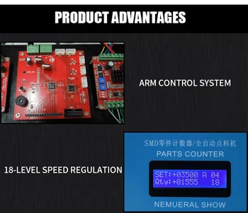 MRD-991 30W LED zaslon 5-Mestno Števci Samodejno SMT/SMD Chip Deli Števec Upor Diode Triode IC Komponente Štetje Machi