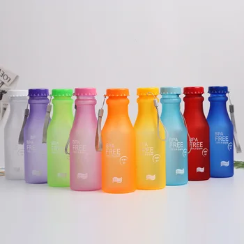 Mat Candy Barve Prenosni Soda Cola Steklenica za Vodo Puščanje Dokazilo Vode Pokal BPA Free Ženske Steklenico Vode Za Otroke Drinkware