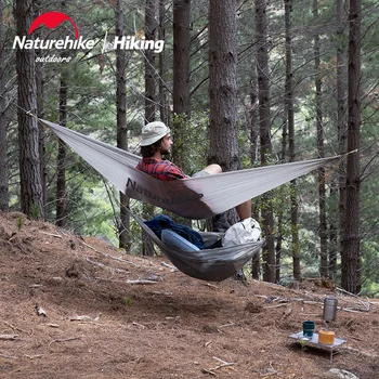 Naturehike ASUKA Ultralahkih Tabor Swing viseči mreži 1Person 265 g Prenosni viseči mreži 30 Najlon Dihanje Ležaj Teža 150 kg