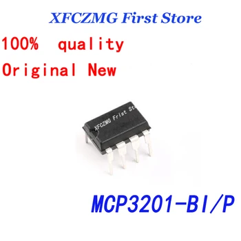 XFCZMG prvotne kakovosti 5PCS/VELIKO MCP3201-BI/P 1-Kanalni Eno ADC SAR 100ksps 12-bitni Serijsko Avtomobilsko 8-Pin PDIP Cev