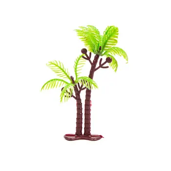 Kokosovo Drevo Rojstni Dan Torta Okraski Tropski Džungli Deževnega Gozda Kokosovo Jurassic Dinozaver 6 Kos