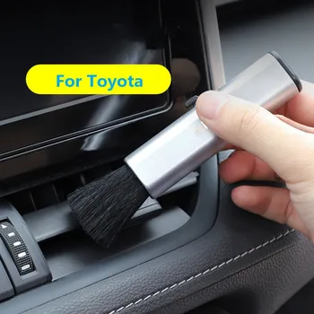Za Toyota poseben avto notranje zadeve multi-funkcijo mehke ščetine, brisanje prahu krtačo klimatske naprave air outlet orodje za čiščenje