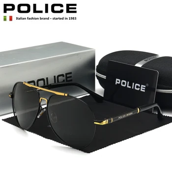 POLICIJA High End blagovne Znamke sončna Očala Klasičnih Polarizirana Očala blagovne Znamke Oblikovalec Moških Vožnje Retro SunGlass P758 UV400