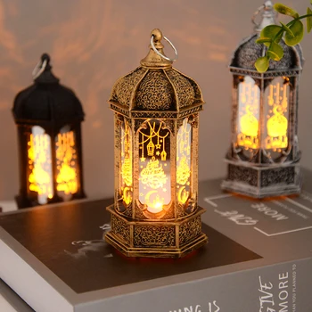 EID Mubarak Svetilka LED Luči Wind Ramadana Dekoracijo Doma Islamske Muslimanska Stranka, Luči, Olja, Lučka Okraski EID Al Adha Darila