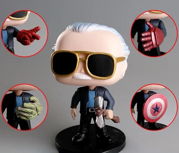 Ameriški film Stan Lee s Miba rokavice ročno Spider Man, Iron Man, rokavice lutka otrok, darila, igrače, okraski