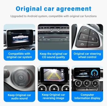 12.3 Palčni Avto Android Enota Za Mercedes Benz GLE GLS ML GL W166 2012-2019 Auto Radio Carplay Stereo Multimedijske Video Predvajalnik 2Din