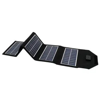 10W solarnimi USB Monokristalne Zložljive Sončne Polnilnik za Kampiranje Potovanja na Prostem
