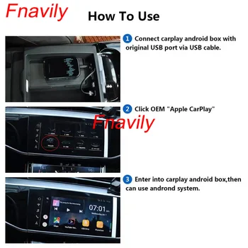 Fnavily Android 4 + 32 g USB Carplay smart dekodiranje polje plug and play Za Univerzalno Apple Avto, Igrati In Android Auto Rekonstrukcija Kit