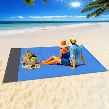 Nepremočljiva Plaža Mat Pesek-brezplačno Zunanji Prenosni Žep Piknik Mat Potovanja Šotor Mat Vzmetnice Kampiranje Posteljnina Pad Odejo