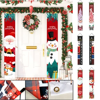 2023 Božič Vrata Dekoracijo Vesel Božič Banner Dekor za Dom, ki Visi Božični Okrasek Navidad Srečno Novo Leto Darilo