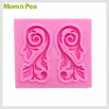 Mama&Grah MPA1917 Dekorativno Oblikovane Silikonsko Plesni Torto Dekoracijo Fondat Torto 3D Plesni, Hrana Razred