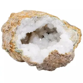 MOKAGY Naravne Bele Kristalne Geode Quartz Kamna Veliko Mineralnih Vzorcu Okraski 1pc