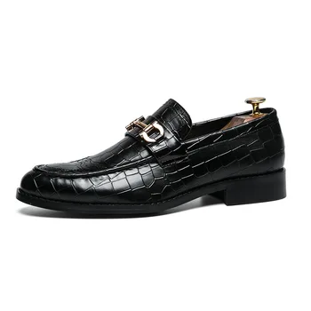 2023 Moških Formalnih Poslovnih Brogue Čevlji Luksuzni Moških'sDress Čevlji Moški Priložnostne Pravega Usnja svate Loafers jkm98