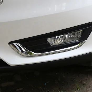 ABS Chrome Prednji meglenki Dekoracijo Trim za Meglo Kritje Nalepke za Ford Focus 3 MK3 2016 2017 2018 Deli