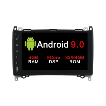 Android 9.0 Multimedijski predvajalnik za Mercedes Benz Sprinte B200 Vito Viano W469 Radio Vodja Enote Brez DVD Predvajalnik radio Avto GPS igralcev