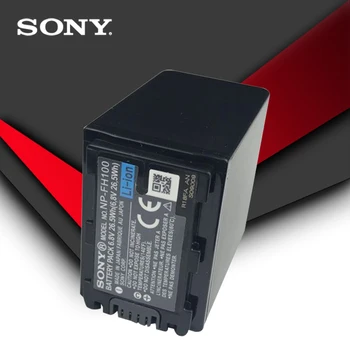2pc/veliko Sony Original NP-FH100 NP FH100 FH100 Kamere, Baterija NP-FH100 NP-FH30 NP-FH40 NP-FH60 NP-FH50 NP-FH70 HDR-SR + Polnilec
