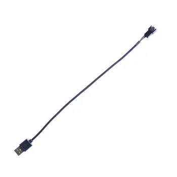 30 cm/50 cm Usb Na 3-Palčni Fan Črni Kabel USB Napajanje Računalnika Ohišje CPU Fan Adapter