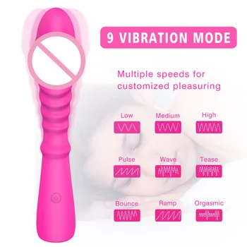 Vroče Prodajo Spirala Električni Simulacije Penis Nepremočljiva Vibratorji Stimulacije G Samem Vagine, Klitorisa Masturbacija Palico Orodje
