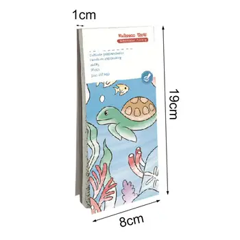 1 Nastavite 20 Strani Žive Barve Različnih Temo Črpanja Knjigo z Pigment Paintbrush Otroci Podvodni Svet Vzorec Vode, Kolorit Knjigo