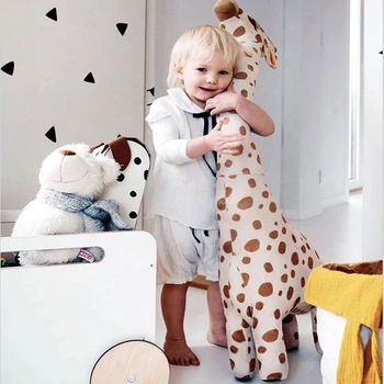 40 cm Simulacije Žirafa Plišastih Igrač Mehko Polnjene Živali Žirafa Spalna Lutka Igrača Za Fante, Dekleta Darilo za Rojstni dan Otroci Igrače
