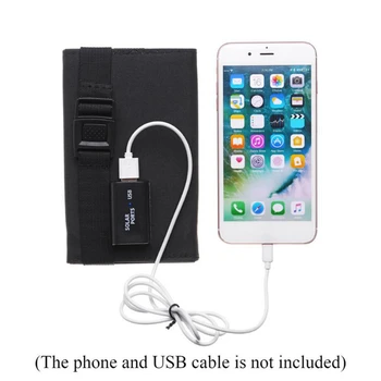 USB solarnimi Prenosni Zložiti Vreča 20 W 8W 5V USB Izhod Solarni Polnilnik Zunanji napajalnik za Mobilni Telefon Energije.