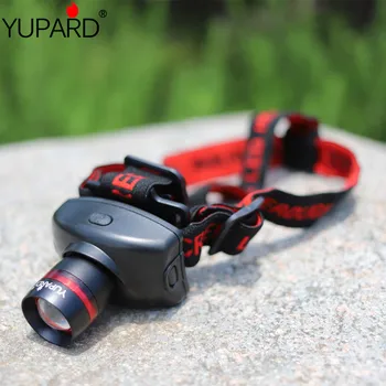 YUPARD Q5 LED zoomable Žarometi Žaromet svetilka Zoom out AAA baterije, za kampiranje luč, lov, ribolov na Prostem