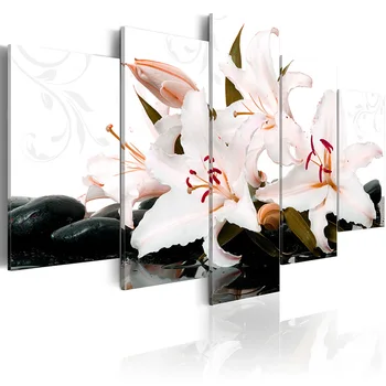 5 kos/iz Klasične cvetlični plakat Sliko Natisniti Slikarstvo Na Platno Wall Art Doma Dekor Dnevna Soba Platno Umetnosti PJMT-B (247)