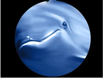 3d ozadje po meri foto zidana skrivnostno modro podmorski svet delfinov, rib Doma dekor 3d stenske freske tapete za stene, 3 d