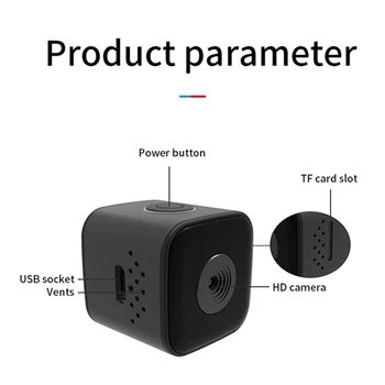 Mini Akcijski Kamera HD 1080P Športne Kamere na Prostem Mini Kamere, Video Snemanje Potapljaški Kamere