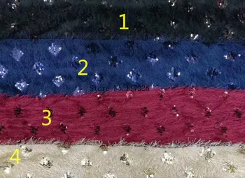Novo modno oblikovanje Paillette tkanine/francoski neto tkanine/afriških bleščica očesa tkanine, čipke za stranke JRB-89646