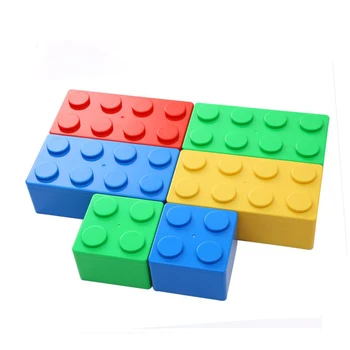 Ustvarjalne Nakit Kovčkov Gradnjo Blokov, Postavljenih Namizje Škatle Za Shranjevanje Primerih Pribor Bloki Polje Štiri Barve