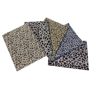 5PCS Mešani Leopard Tiskane Bombažne Tkanine Za DIY Mozaik Quilting Obrti Oblačila, Tekstil Doma Dobave Materialov