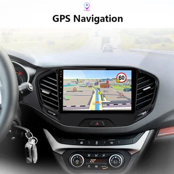 Android 11 Carplay Avto Radio, GPS Navigacija Za LADA Vesta Cross Sport-2019 9