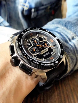 MEGIR Kronograf männer Armee Militär Šport Uhren Način Lässig Silikon Band Quarz Armbanduhr Uhr Relogio Masculino