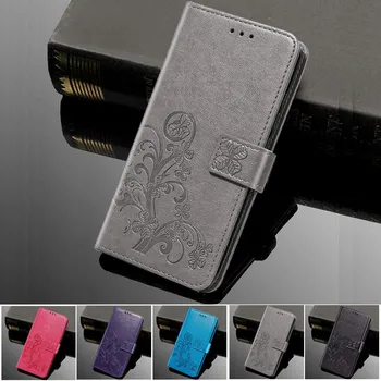 Cvet Telefon Coque Silikonsko Ohišje za Huawei Vzpon P7 P Smart Plus Ž Vzpon P9 Lite Mini G9 Denarnice Usnja Kritju