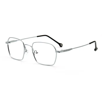 Kvadratni Ženske Očala Okvirji Moških Poslovnih Optična Očala Okvirji Lahke Kovine Rx Očala Zlato, Srebro Prilagodljiv Očala