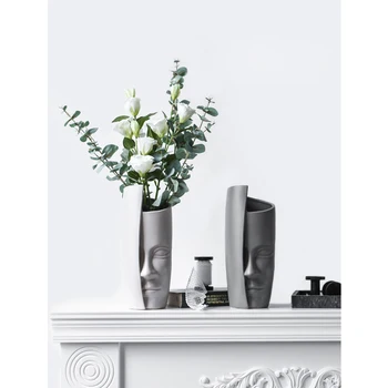 Obraz Umetnosti Vaza Ustvarjalne keramične vaze za domove jarrones decorativos koncertni povzetek dekorativni vina kabineta, vaza doma