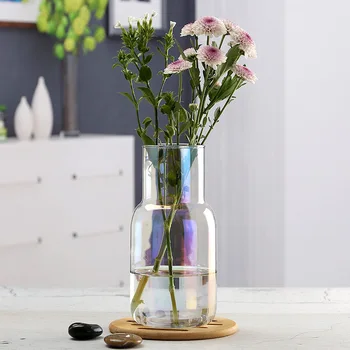 Moderna Steklena Vaza Nordijska Notranji Dekor Nordijska Cvet Pot Domov, Dekorativni Planter Umetnosti Dnevna Soba Dekoracijo Cvetlični Aranžma