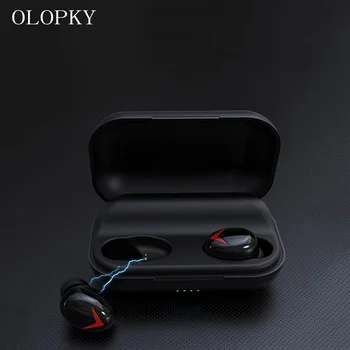 Stabilno Nošenje Brezžične Slušalke A8 TWS V uho Bluetooth 5.0 Šport Nepremočljiva Čepkov na Dotik Slušalke Moči Banke Za Telefon