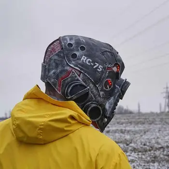 Punk Čelada Maska Za Noč Čarovnic Steampunk Robot Masko Pokrivala Darila Za Otroke
