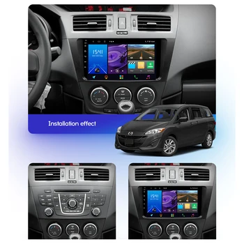 JIULUNET 9 Inch Ai Glas Carplay Za Mazda 5 3 CW 2010 - Avto Radio Večpredstavnostna Video Predvajalnik Navigacija GPS Android 2din
