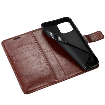 Držalo pokrova ohišje za Samsung Galaxy M20 M205F usnja Flip Case Retro denarnico, telefon vrečko primeru poslovanja flip pokrov