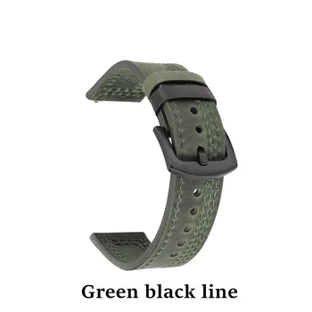 Retro Saldakonti Skladu Pravega Usnja Watchband 18 mm 20 mm 22 mm 24 mm za Samsung Galaxy Watch 42mm 46mm Zapestnica Watchband Trak