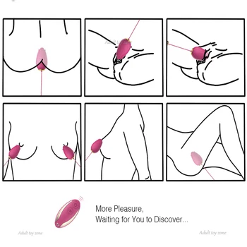 Ženski Stimulator Klitorisa Vibrator Nosljivi Brezžični Daljinski Upravljalnik Z Vibriranjem Jajce Ženska Masturbacija Igrača Vaginalne Žogo Odraslih 18