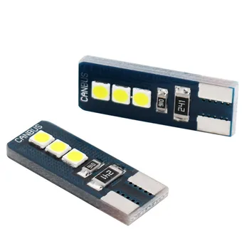 Avtomobilske LED dekodiranje označite žarnica T10 3030 6smd žarnica branje žarnice registrske tablice lučka lučka vrata